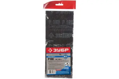 Шлифовальная сетка ЗУБР "ЭКСПЕРТ" абразивная, водостойкая № 180, 115х280мм, 10 листов