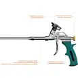 Пистолет для монтажной пены KRAFTOOL EXPERT PROKRAFT с тефлоновым покрытием 0685_z03