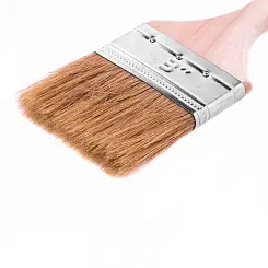 Кисть плоская Matrix Стандарт 3" (75 мм), натуральная щетина, деревянная ручка 82540