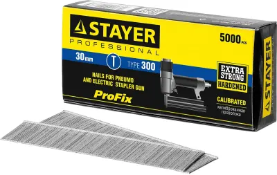 Гвозди для нейлера тип 300, 5000шт STAYER 30мм