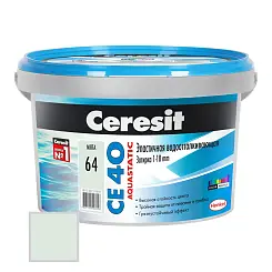 Затирка цементная Ceresit CE40 №64 мята 2кг 1956414