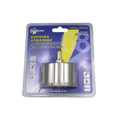 Коронка алмазная Trio-Diamond по керамике и стеклу 68мм 400068