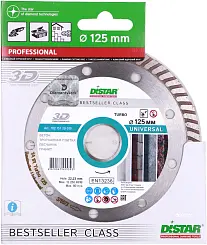 Диск алмазный DISTAR Bestseller Universal Turbo 125х2,2х8х22,23мм 10215129010