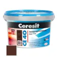 Затирка цементная Ceresit CE40 №60 темный шоколад 2кг 2092942 Затирка цементная Ceresit CE40 №60 темный шоколад 2кг 2092942