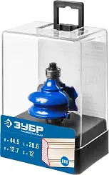 ЗУБР 44,5x28мм, хвостовик 12мм, фреза кромочная фигурная №4