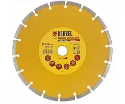 Диск алмазный DENZEL 230x22,23 сегмент 73104