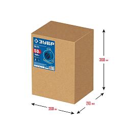 Удлинитель на катушке силовой ЗУБР ПВС 315 ПВС 3x1.5 50м 55081-50 55081-50_z01