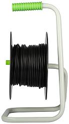 Удлинитель силовой ЭРА GREEN LINE KAT-2x0.75-20m Greenline на катушке пластик 4 розетки без заземлен