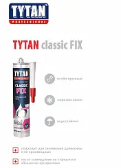 Клей монтажный TYTAN Classic Fix 310мл прозрачный
