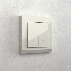 Выключатель жалюзи Werkel слоновая кость WL03-01-02