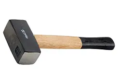 Кувалда Sparta 1500 г, кованая головка, деревянная двухцветная рукоятка 10907