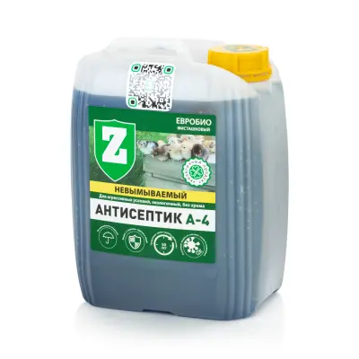 Антисептик лессирующий ЗЕЛЕСТ ЕВРОБИО А-4 невымываемый 10кг Z A-4 10