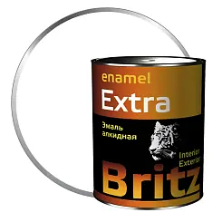 Эмаль ПФ-115 BRITZ EXTRA универсальная матовая белая 1,9кг