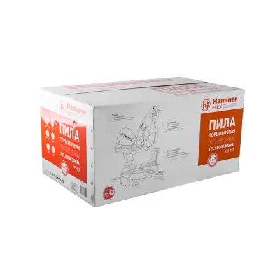 Пила торцовочная HAMMER 1800Bт 305*110 мм Flex STL1800/305PL