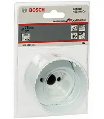 Коронка биметаллическая d-76мм BOSCH