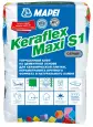 Клей для плитки Mapei KERAFLEX MAXI S1 высокоэластичный морозоустойчивый серый 25кг 12
