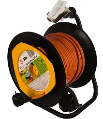 Удлинитель силовой ЭРА RPx-1e-3х0.75-30m на п. катушке c/з 1 гн 30м ПВС 3х0.75