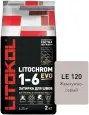 Затирка цементная Litokol Litochrom EVO 1-6 LE 120 жемчужно-серый 2кг 500120002