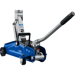 Домкрат гидравлический подкатной в кейсе ЗУБР 2т 135-330 мм