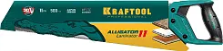 Ножовка по ламинату "Alligator LAMINATOR", 500 мм, 11 TPI 3D зуб, KRAFTOOL