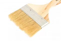 Кисть плоская Sparta Slimline 4" (100 мм), натуральная щетина, деревянная ручка 824455
