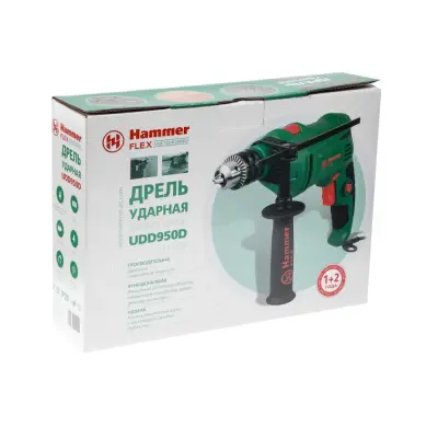Дрель HAMMER 950Вт ударная UDD950D