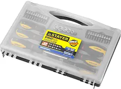 STAYER Max Range Pro 32 шт набор отверток с насадками