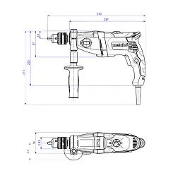 Дрель METABO 850Вт BE 850-2-1