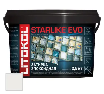 Затирка эпоксидная Litokol Starlike EVO S.202 Натуральный бежевый 2.5кг 485220003