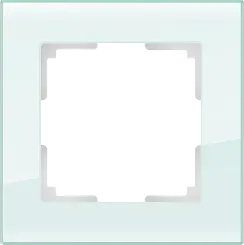 Рамка на 1 пост Werkel натуральное стекло  WL01-Frame-01