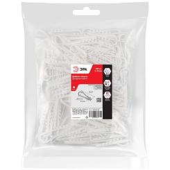 Дюбель-хомут ЭРА NO-224-222 для круглого кабеля 5-10 мм белый 100 шт/уп Б0066284