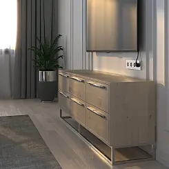 Рамка на 4 поста Hammer серебряный WERKEL W0042406