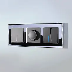 Рамка на 3 поста черный WERKEL WL08-Frame-03