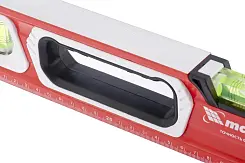 Уровень алюминиевый магнитный фрезерованный Matrix 3 глазка 2 комп. рукоятки 1000 мм 34733