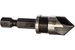 Зенкер конический, легированная сталь, хвостовик под биту, 13 мм FIT IT 36445