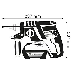 Перфоратор аккумуляторный BOSCH SDS-plus GBH 36 V-EC Compact 