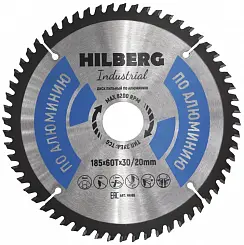 Диск пильный Hilberg INDUSTRIAL алюминий 185х20/30х2,2мм 60T HA185