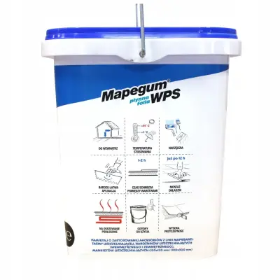Гидроизоляция обмазочная MAPEI MAPEGUM WPS 10кг 124810