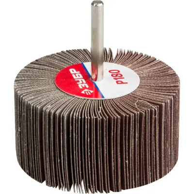 Круг лепестковый веерный ЗУБР P180 40х80мм шлифовальный 36604-180