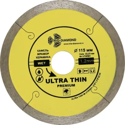 Диск алмазный Trio-Diamond  ULTRA THIN PREMIUM 115мм UTW501