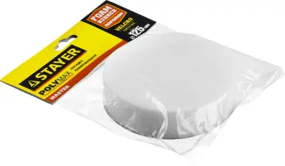 Полировальная насадка STAYER "MASTER" из поролона на липучке d=125мм