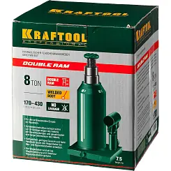 Домкрат гидравлический бутылочный KRAFTOOL Kraft-Lift 8т 170x430мм