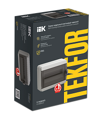 Бокс навесной IEK TEKFOR КМПн-24 IP65 24 модуля черная прозрачная дверца TF5-KP72-N-24-65-K03-K02
