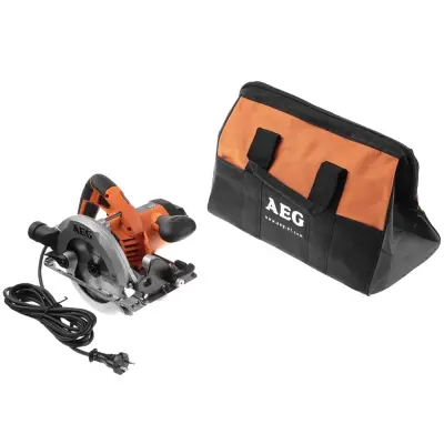 Пила циркулярная AEG 1200Bт 165 мм сумка KS 55-2