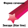 Леска для триммера MD-STARS 2мм 498м звездочка в бабине