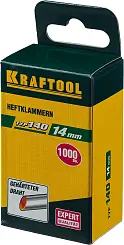 Скобы для степлера плоские тип 140, 1000 шт KRAFTOOL 14мм
