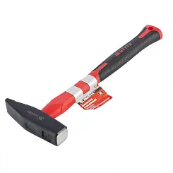 Молоток слесарный Matrix Optimal, 500 г, фибергласовая обрезиненная рукоятка,квадратный боек 10369