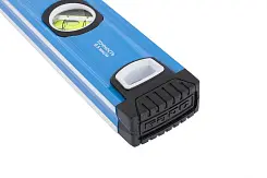 Уровень алюминиевый Барс 800 мм профиль 1 6 мм фрезерованный ударопрочные заглушки 3 глазка 34424