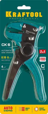 Стриппер Kraftool CK-6 0.2 - 6 мм2 автоматический 22630
