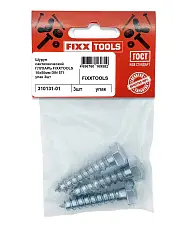 Шуруп сантехнический Глухарь FIXXTOOLS 10х50мм DIN 571 упак 3шт